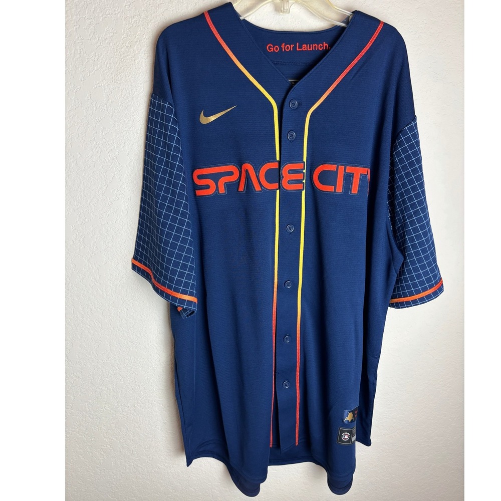 Nike Houston Astros Bregman Space City Baseball Jersey XL NWT